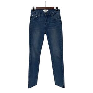 Pistola Ankle Jeans Skinny Raw Hem Jeans Blue